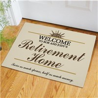 Custom Printed Retirement Doormat Gifts