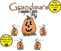 Pumpkin Patch Personalized Coffee Mug