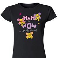 Mom is Wow Personalized Ladies' Fitted T-Shirt 91387X