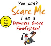 Can't Scare Me Firefighter Coffee Mug