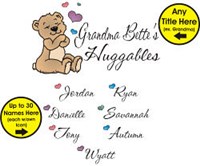 Huggables I Love Large Shoulder Bag
