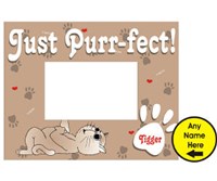 Just Purrfect Printed Picture Frame
