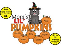 Lil Pumpkins Personalized Halloween Tote Bag
