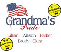USA American Pride Personalized Neck Tie