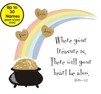 Where Your Treasure Is Personalized Apron