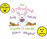 Worth 24 Carrots Personalized Canvas Tote Bag
