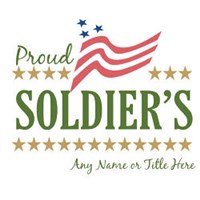 Proud of My Soldier... Personalized Military Ceramic Coffee Mug