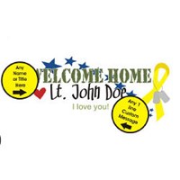 Welcome Home Personalized Military Sweatshirt