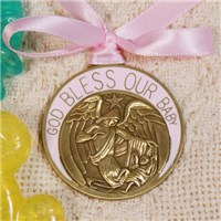 Baby Girl Crib Medallion
