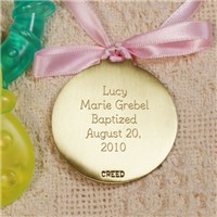 Engraved Crib Medallion