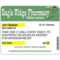Personalized PARscription Golf Ball Set