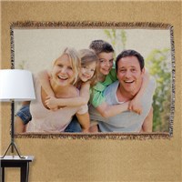 Personalized Family Photo Tapestry Throw Blanket 83038295