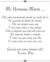 Mi vidrio biselado del marco de la hermana