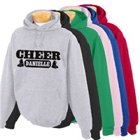 Personalized Cheer Hooded Youth Sweatshirt