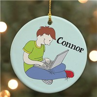 Personalized Laptop Christmas Ornament GiftsForYouNow