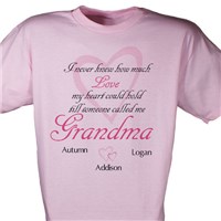 How Much Love Personalized T-shirt