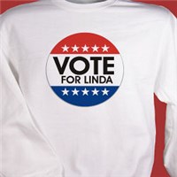 Vote Personalized Sweatshirt