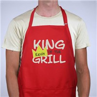 Embroidered King of the Grill Apron