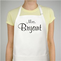 Personalized Mrs. Apron