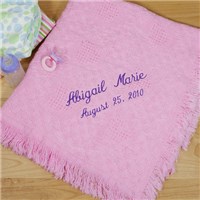 Personalized Baby Afghan