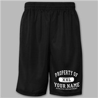 Property of Athletic Personalized Mesh Boxer Shorts