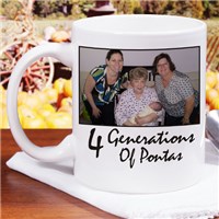 Generations Personalized Photo Coffee Mug