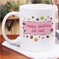 Personalized Floral Retro Custom Coffee Mug 228680