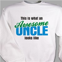 Awesome Uncle Personalized Sweatshirts