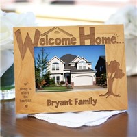 Home Personalized Wood Picture Frame from