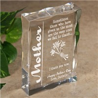 I Thank You Now Keepsake Block