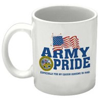 Personalized Army Pride Ceramic Coffee Mug