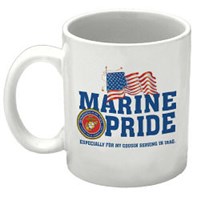 Personalized Marine Pride Coffee Mug
