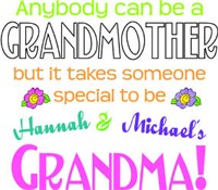 Anybody Can Be A Grandmother Personalized Coffee Mug
