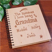 Personalized Grandma Photo Album Personalized Grandma Brag Book from