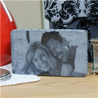 Engraved Photo Marble Keepsake