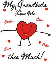 Loves Me This Much Personalized Valentine Apron