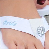 Embroidered Ladies Flip Flops D1600X