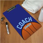Personalized Basketball Coach Clipboards