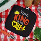 Personalized King of the Grill Hot Pads