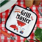 Personalized Grill Master Hot Pads
