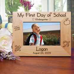 First Day of School Picture Frame