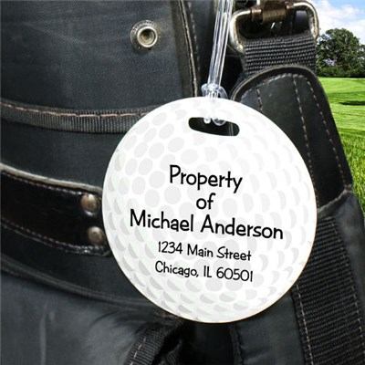 golf tag personalized ball gifts bag giftsforyounow tags name