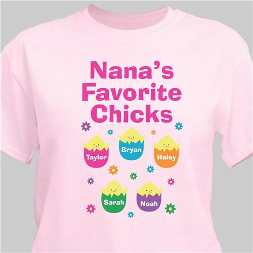 Personalized Favorite Chicks Pink T-Shirt 315769X