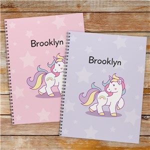 Personalized Unicorn Notebook - Set of 2 by Gifts For You Now