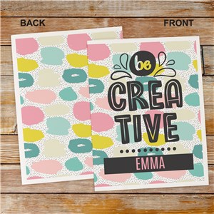 Personalized Be Creative Folder Set by Gifts For You Now