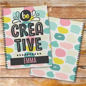 Personalized Be Creative Notebook Set by Gifts For You Now