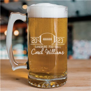 Personalized Coach Sport Glass Mug by Gifts For You Now