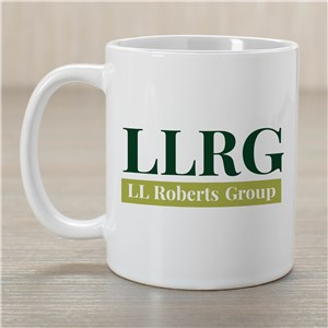 Personalized Corporate Logo Mug by Gifts For You Now