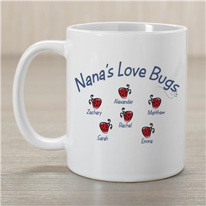 Love Bugs Personalized Mug by Gifts For You Now