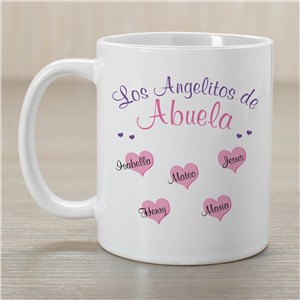 Image of Angelitos de mi Corazon Taza Personalizada